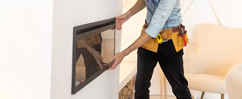 Metal Fireplace Installation in Lufkin, Texas