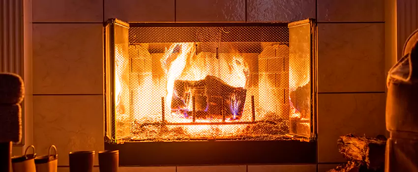 Mendota Hearth Landscape Fireplace Installation in Lufkin, Texas