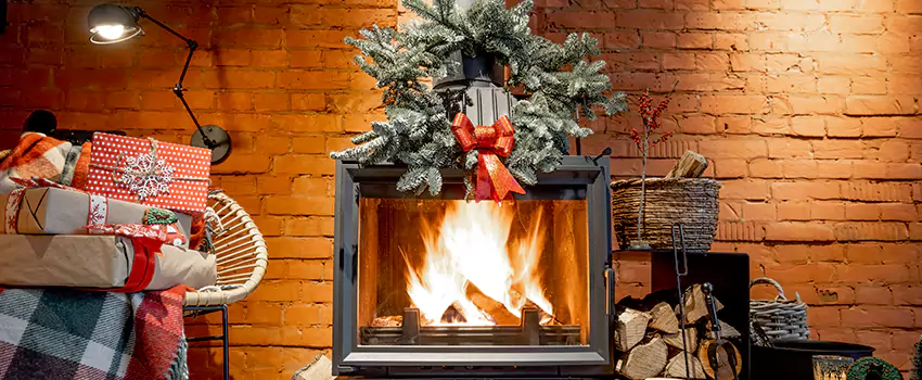 Travis Industries Linear Gas Fireplace Installation in Lufkin, Texas