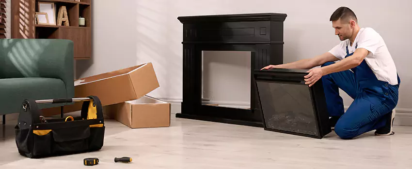 Old Rusted Metal Fireplace Repair And Replacement in Lufkin, TX